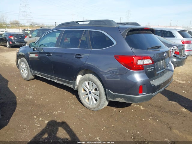 2015 Subaru Outback 2.5i Premium მანქანა იყიდება აუქციონზე, vin: 4S4BSBCC5F3292106, აუქციონის ნომერი: 44712235