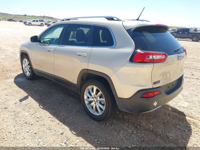 2015 Jeep Cherokee Limited მანქანა იყიდება აუქციონზე, vin: 1C4PJLDB4FW722277, აუქციონის ნომერი: 44712492