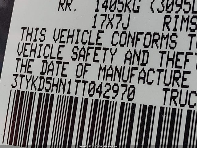 3TYKD5HN1TT042970 Toyota Tacoma Sr