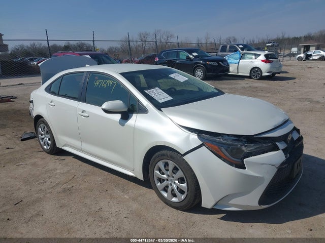 2020 Toyota Corolla Le მანქანა იყიდება აუქციონზე, vin: JTDEPRAE2LJ075328, აუქციონის ნომერი: 44712547