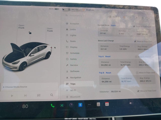 Aukcja sprzedaży 2020 Tesla Model 3 Standard Range Plus Rear-wheel Drive/standard Range Rear-wheel Drive, vin: 5YJ3E1EA7LF797746, numer aukcji: 44712655