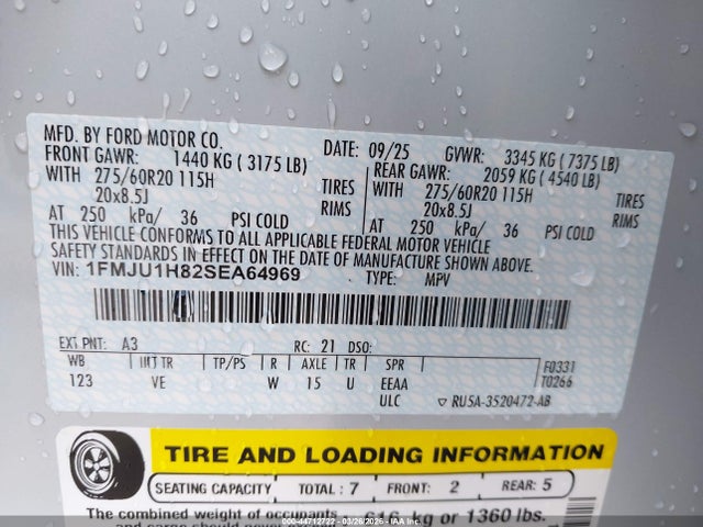 Ford Expedition Active 2025 1FMJU1H82SEA64969 Image 9