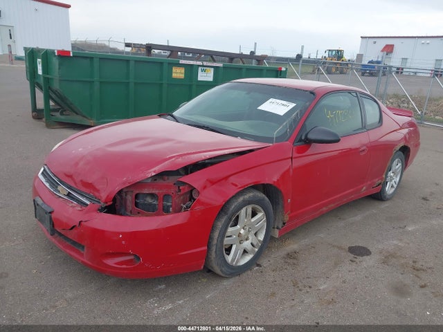 Aukcja sprzedaży 2007 Chevrolet Monte Carlo Lt, vin: 2G1WK15K579400035, numer aukcji: 44712801