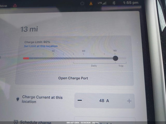 2018 Tesla Model S 100d/75d/p100d მანქანა იყიდება აუქციონზე, vin: 5YJSA1E28JF280954, აუქციონის ნომერი: 44712804