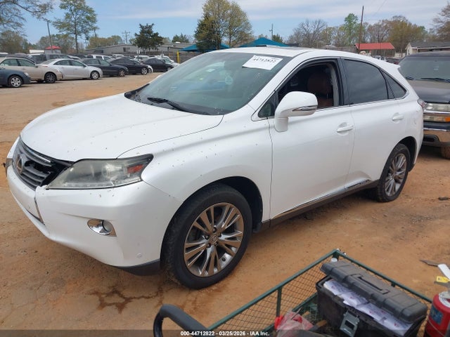 2013 Lexus Rx 450h მანქანა იყიდება აუქციონზე, vin: JTJZB1BA7D2007130, აუქციონის ნომერი: 44712822