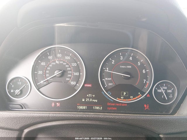 44712930 :رقم المزاد ، WBA3A9G52FNT09445 vin ، 2015 Bmw 335i مزاد بيع