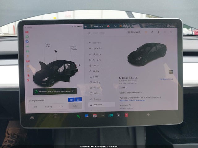 2021 TESLA MODEL 3 5YJ3E1EB2MF859998 Photo 6