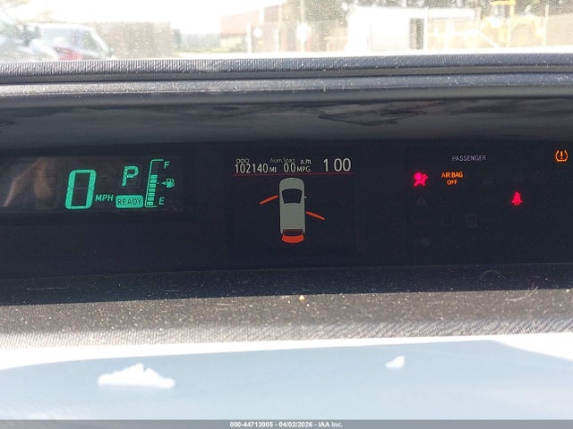 Aukcja sprzedaży 2012 Toyota Prius C Three, vin: JTDKDTB35C1011242, numer aukcji: 44713005