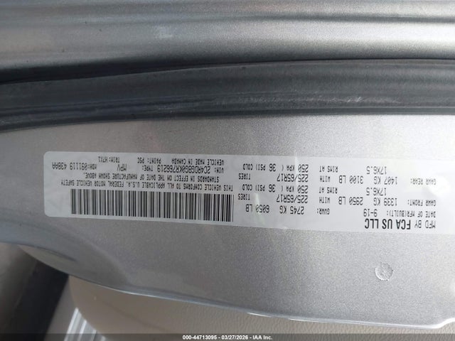 2C4RDGBG0KR766219 Dodge Grand Caravan Se