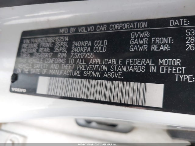 2011 VOLVO XC60 YV4952DZ8B2152514 Photo 8