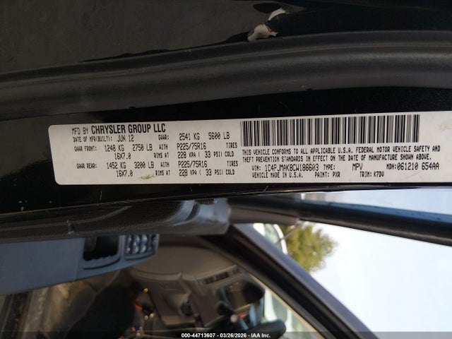 2012 JEEP LIBERTY 1C4PJMAK8CW186603 Photo 8