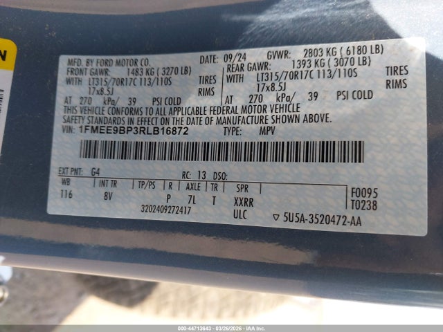 Ford Bronco Badlands 2024 1FMEE9BP3RLB16872 Image 9