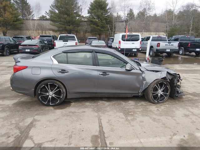 2016 Infiniti Q50 3.0t Premium მანქანა იყიდება აუქციონზე, vin: JN1EV7AR0GM341658, აუქციონის ნომერი: 44714087