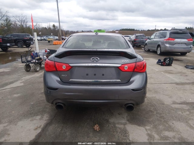 2016 Infiniti Q50 3.0t Premium მანქანა იყიდება აუქციონზე, vin: JN1EV7AR0GM341658, აუქციონის ნომერი: 44714087