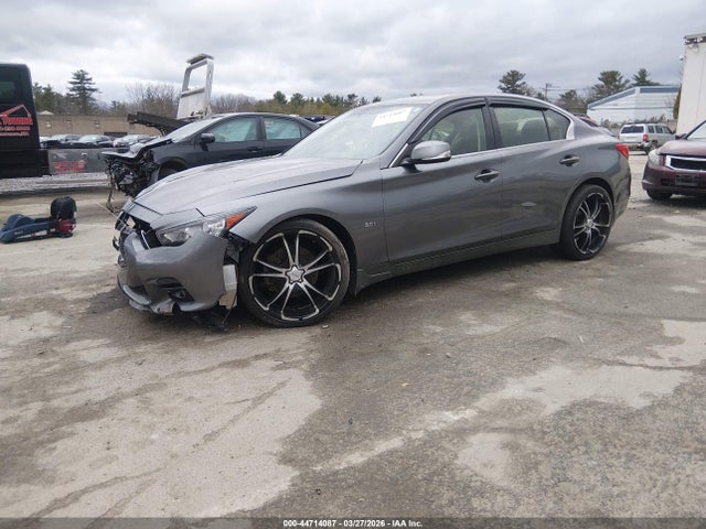 2016 Infiniti Q50 3.0t Premium მანქანა იყიდება აუქციონზე, vin: JN1EV7AR0GM341658, აუქციონის ნომერი: 44714087