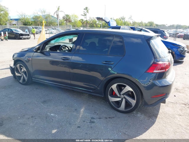 44714559 :رقم المزاد ، 3VW6T7AU7KM019041 vin ، 2019 Volkswagen Golf Gti 2.0t Autobahn/2.0t Rabbit Edition/2.0t S/2.0t Se مزاد بيع