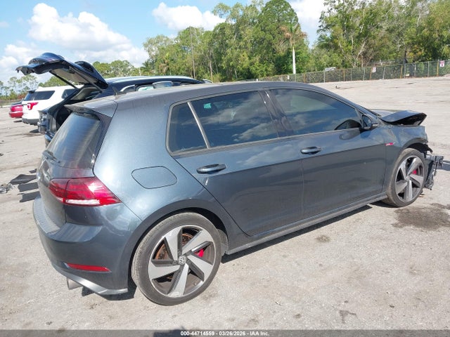 44714559 :رقم المزاد ، 3VW6T7AU7KM019041 vin ، 2019 Volkswagen Golf Gti 2.0t Autobahn/2.0t Rabbit Edition/2.0t S/2.0t Se مزاد بيع
