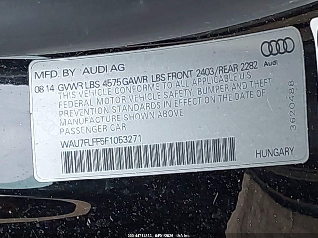 2015 AUDI A3 WAU7FLFF5F1053271 Photo 8