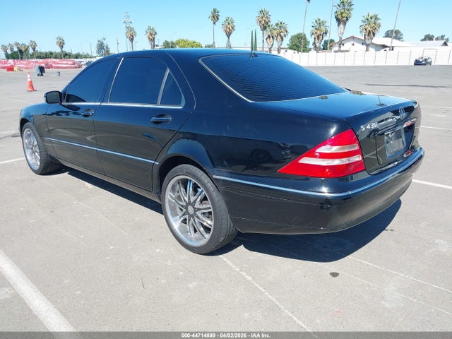 2000 Mercedes-benz S 430 მანქანა იყიდება აუქციონზე, vin: WDBNG70J3YA051158, აუქციონის ნომერი: 44714899