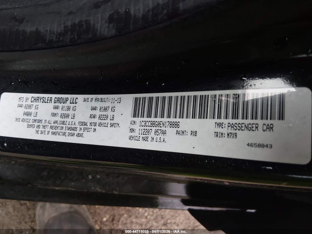 2014 CHRYSLER 200 1C3CCBBG0EN178886 Photo 8