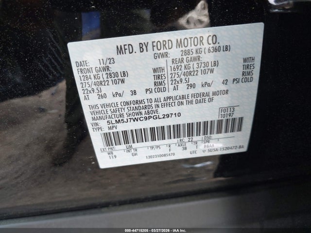 2023 LINCOLN AVIATOR 5LM5J7WC9PGL29710 Photo 8