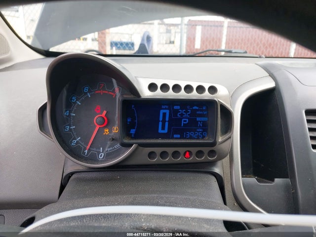2012 Chevrolet Sonic 2lt მანქანა იყიდება აუქციონზე, vin: 1G1JC6SH8C4122872, აუქციონის ნომერი: 44715271