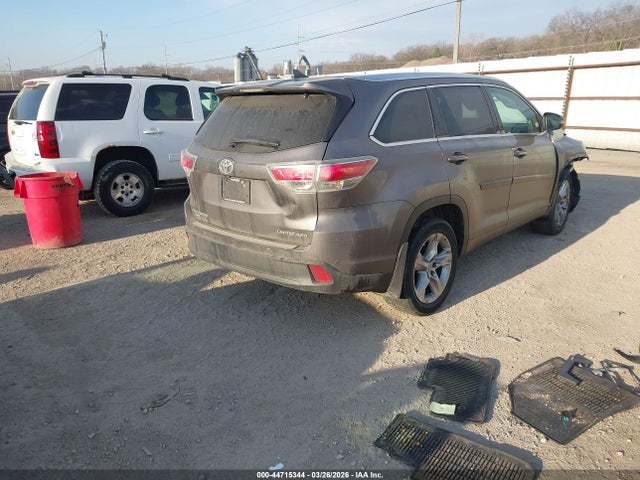 Toyota Highlander Limited V6 2015 5TDDKRFH9FS092678 Image 4