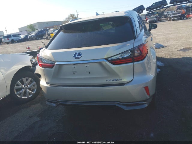 2016 Lexus Rx 450h მანქანა იყიდება აუქციონზე, vin: 2T2BGMCA8GC007760, აუქციონის ნომერი: 44715607
