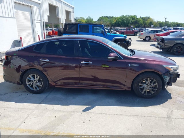 2019 Kia Optima Lx მანქანა იყიდება აუქციონზე, vin: 5XXGT4L36KG282830, აუქციონის ნომერი: 44715704