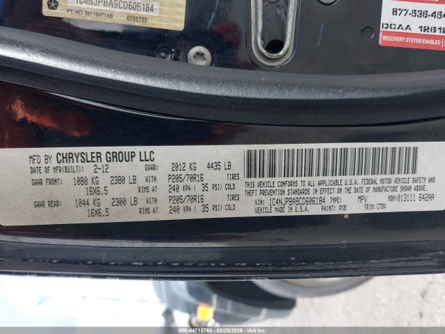 2012 JEEP PATRIOT 1C4NJPBA9CD606184 Photo 8