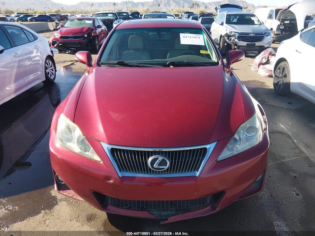 2013 Lexus Is 250 მანქანა იყიდება აუქციონზე, vin: JTHBF5C23D5188361, აუქციონის ნომერი: 44715951