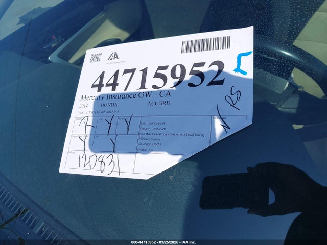 Honda Accord Ex-l 2014 1HGCT1B80EA015355 Image 18