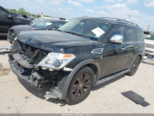 2018 Nissan Armada Platinum მანქანა იყიდება აუქციონზე, vin: JN8AY2NF0J9330714, აუქციონის ნომერი: 44715983