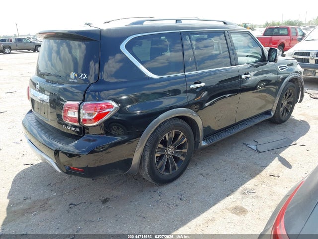 2018 Nissan Armada Platinum მანქანა იყიდება აუქციონზე, vin: JN8AY2NF0J9330714, აუქციონის ნომერი: 44715983