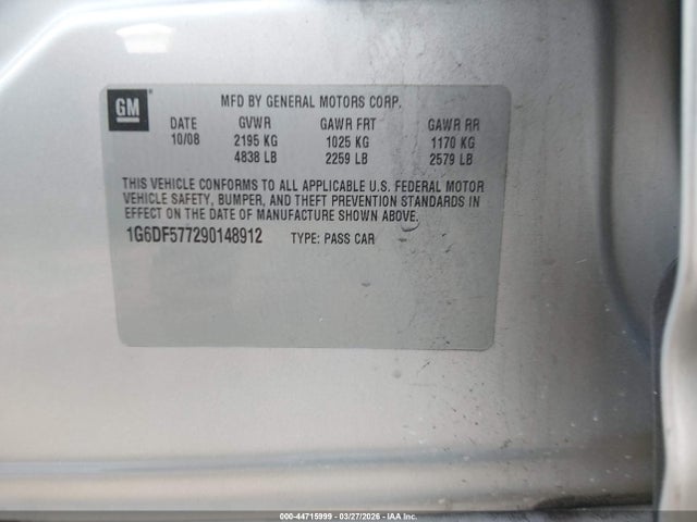 2009 CADILLAC CTS 1G6DF577290148912 Photo 8