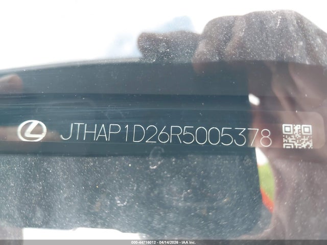 2024 Lexus Is 500 F Sport Performance Premium მანქანა იყიდება აუქციონზე, vin: JTHAP1D26R5005378, აუქციონის ნომერი: 44716012