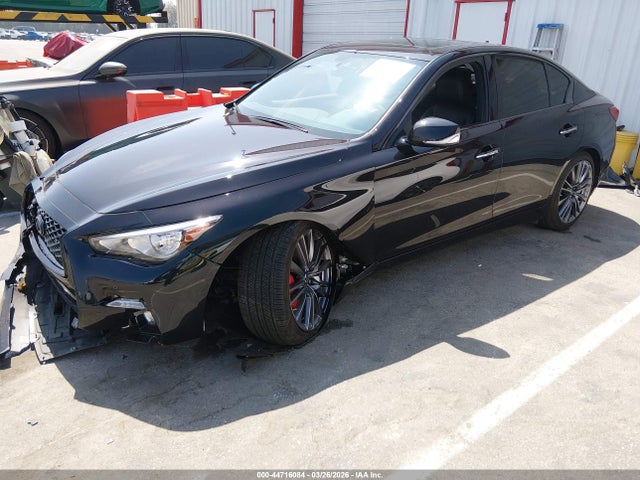 2024 Infiniti Q50 Red Sport 400 Awd მანქანა იყიდება აუქციონზე, vin: JN1FV7DR3RM680420, აუქციონის ნომერი: 44716084