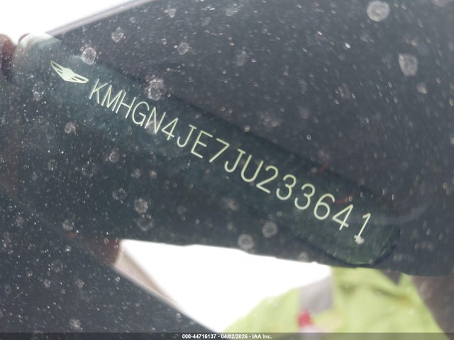 KMHGN4JE7JU233641 Genesis G80 3.8
