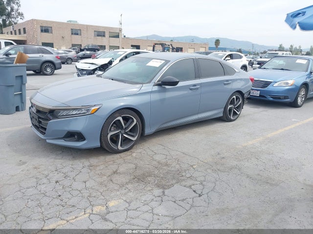 Продаж на аукціоні авто 2022 Honda Accord Sport, vin: 1HGCV1F37NA117289, номер лоту: 44716270