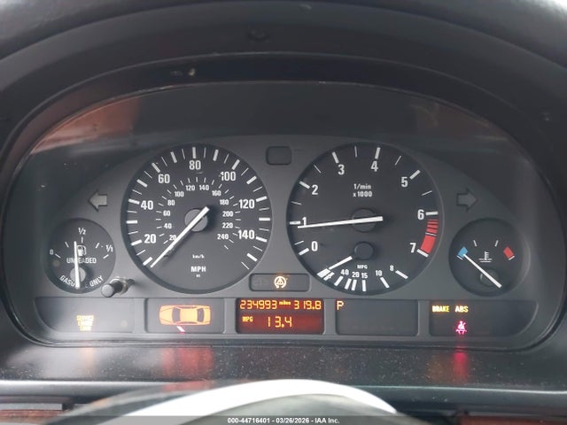 Продаж на аукціоні авто 2000 Bmw 528ia, vin: WBADM6343YGU21332, номер лоту: 44716401