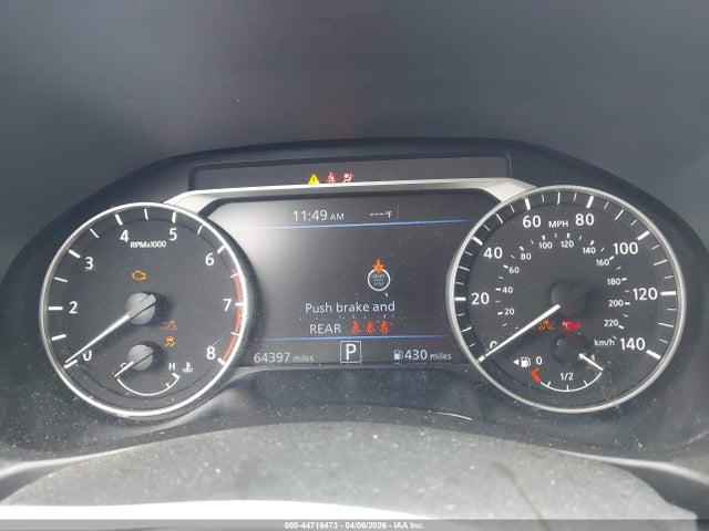 1N4BL4DV2PN361634 Nissan Altima Sv Fwd