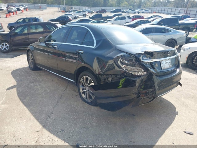 44716480 :رقم المزاد ، 55SWF4KB9FU005754 vin ، 2015 Mercedes-benz C 300 4matic مزاد بيع