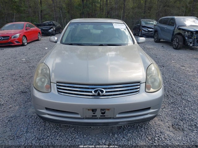 2004 Infiniti G35 მანქანა იყიდება აუქციონზე, vin: JNKCV51E54M613962, აუქციონის ნომერი: 44716500