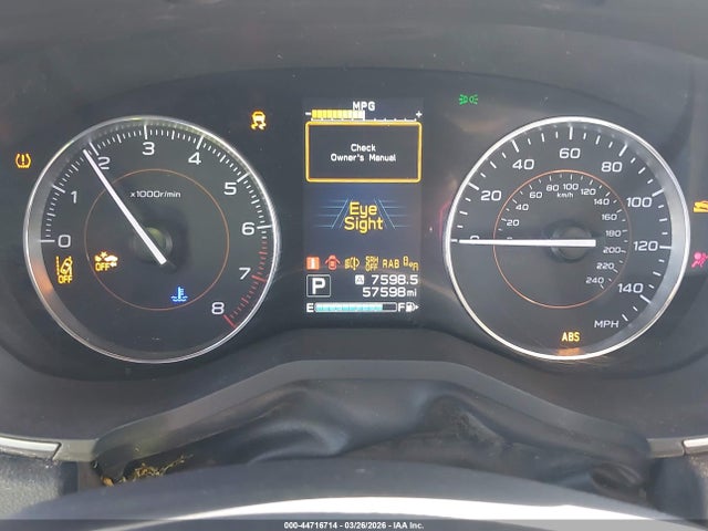 Aukcja sprzedaży 2019 Subaru Crosstrek 2.0i Limited, vin: JF2GTAMC3K8345464, numer aukcji: 44716714