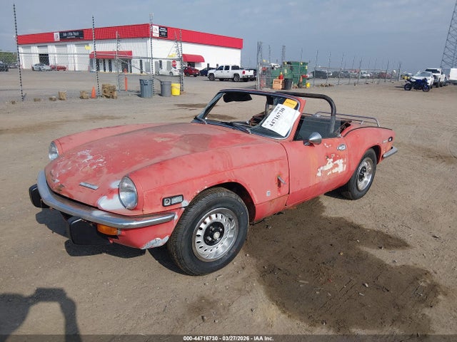 Aukcja sprzedaży 1972 Triumph Spitfire, vin: 1FK34391U, numer aukcji: 44716730