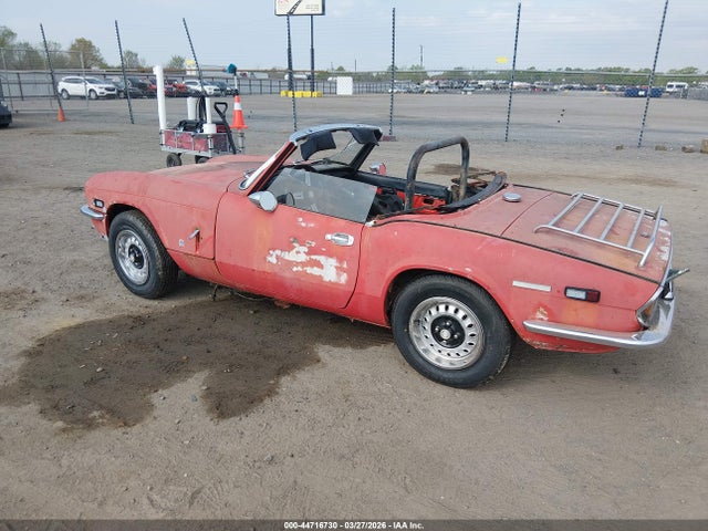 Aukcja sprzedaży 1972 Triumph Spitfire, vin: 1FK34391U, numer aukcji: 44716730