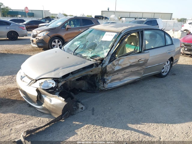 44716762 :رقم المزاد ، 2HGES165X4H641281 vin ، 2004 Honda Civic Lx مزاد بيع