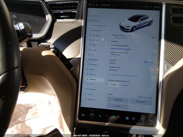 Продаж на аукціоні авто 2012 Tesla Model S Performance/signature Performance, vin: 5YJSA1DP2CFS00385, номер лоту: 44716885
