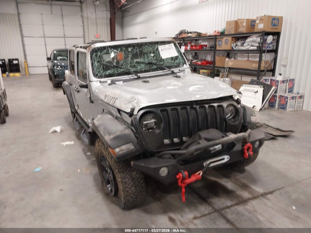 2022 Jeep Wrangler Unlimited Willys 4x4 მანქანა იყიდება აუქციონზე, vin: 1C4HJXDM1NW196105, აუქციონის ნომერი: 44717117