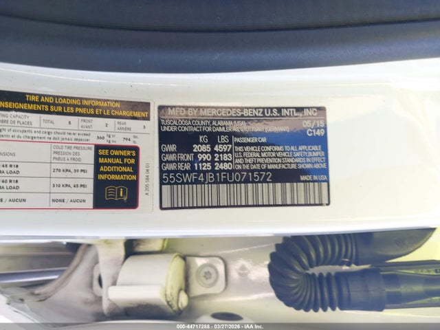 2015 MERCEDES-BENZ C 300 55SWF4JB1FU071572 Photo 8